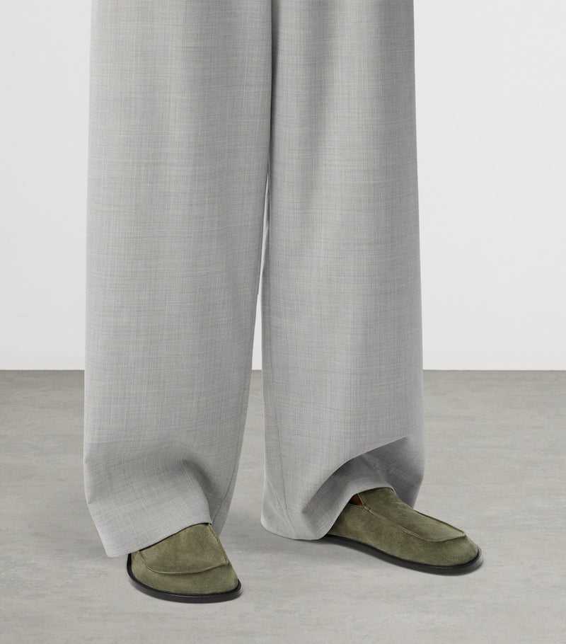 LOEWE Suede Flex loafers, UK version