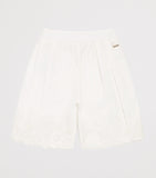 Chloé kids cotton embroidered wide-leg trousers 6-36 months - British product