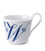 Royal Copenhagen Porcelain Fluted Alphabet Mug