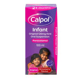 Calpol Infant Suspension Strawberry Flavour Baby Fever Relief 100ml