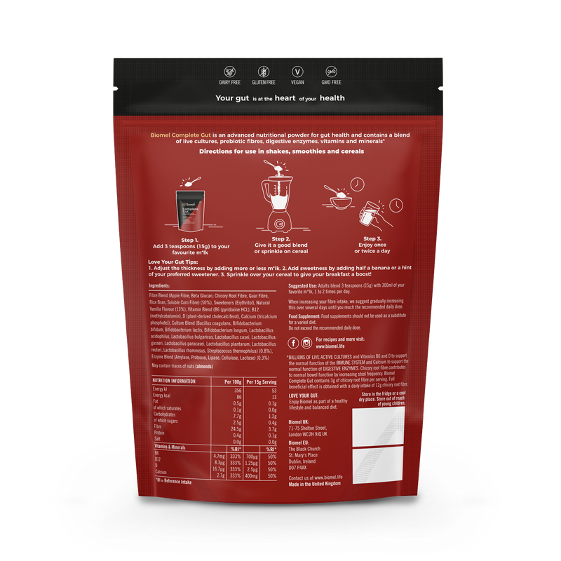 Biomel Complete Gut Belgian Chocolate 450g - 998381