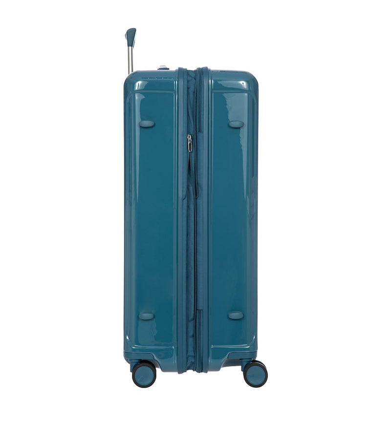 Hardwearing Recycled Polycarbonate Spinner Suitcase in Marine Hue