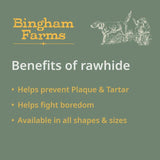 Bingham Farms Duck Wrapped Rawhide Donut 75g - McGrocer