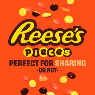 Reese's Pieces Peanut Butter Candy 90g, imported from the UK