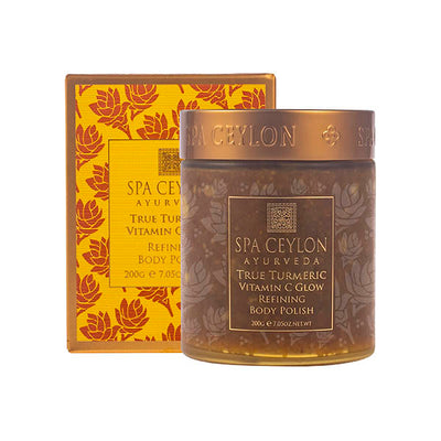 Spa Ceylon True Turmeric Vitamin C Glow Refining Body Polish 200g