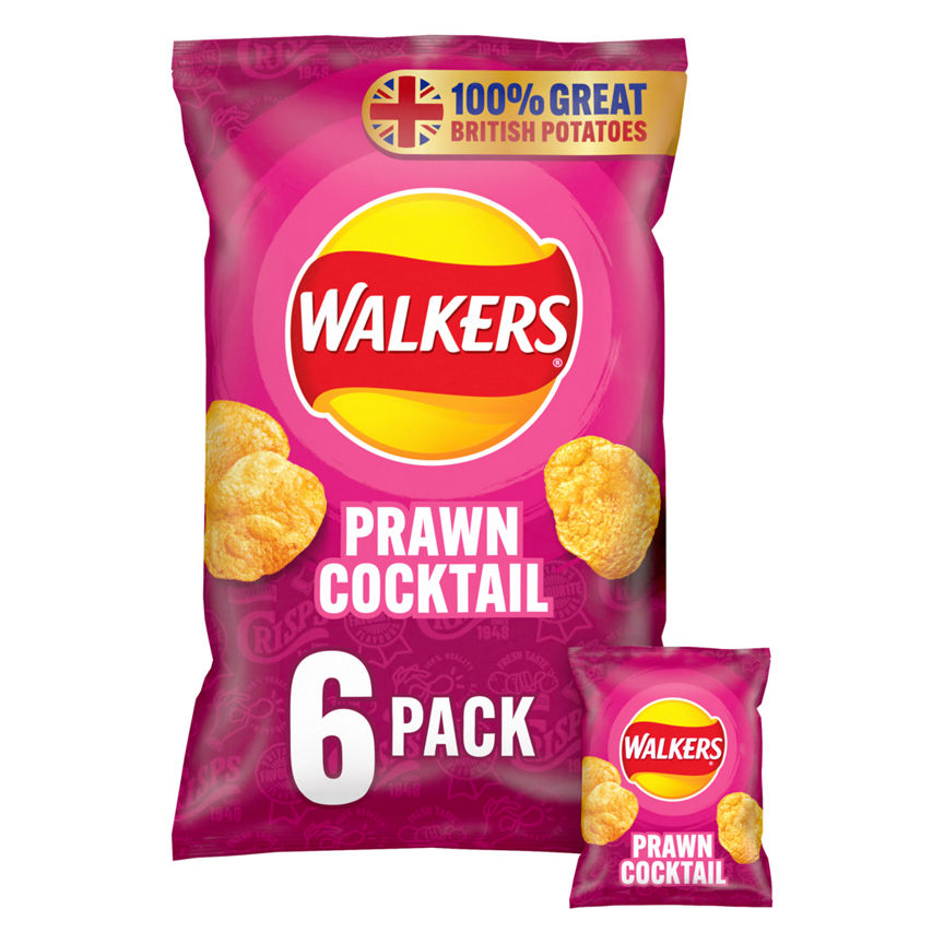 Walkers Prawn Cocktail Multipack Crisps - McGrocer