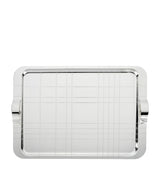 Christofle Silver-Plated Graphik Handheld Tray (45cm x 32cm)