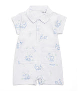 Kenzo Kids Cotton Printed Playsuit Baby Playsuit (3-18 Months)