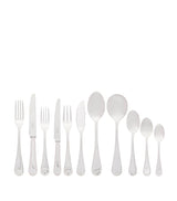 Carrs Silver English Reed and Ribbon Silver-Plated Cutlery Set 60-Piece