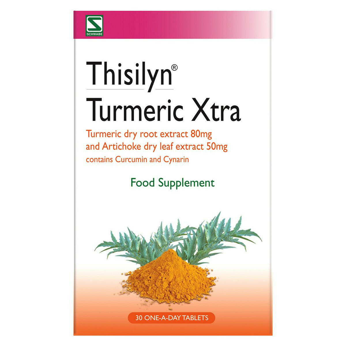 Thisilyn Turmeric Xtra Food Supplement 30 One-a-Day Tablets Vitamins, Minerals & Supplements Boots