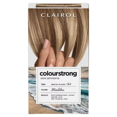 Clairol Colour Strong Zero Ammonia Permanent Hair Dye Medium Blonde