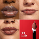 Rimmel liquid lip gloss Sassy shade 100 - British product