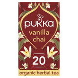 Pukka Vanilla Chai Herbal Tea Bags 40g, imported from the UK