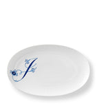 Royal Copenhagen Alphabet Coll oval plate 23.5cm, imported from the UK