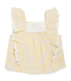 Louise Misha cotton stripe infant blouse 24 months, UK version