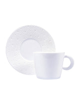 Bernardaud Ecume Porcelain Teacup and Saucer