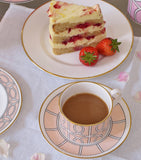 O.W. London Loop pattern tea plate 16.5cm, imported from the UK