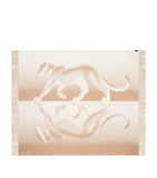 Cartier Cashmere Reflecting Panthère de Cartier Blanket (190cm x 140cm)