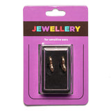 Sensation Large Gold Plated Heart Huggy Hoop Earrings