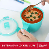 Sistema Large Microwave Soup Mug for kitchen use (British brand)