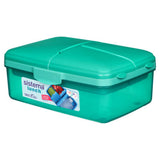 Sistema Lunch Slimline Quaddie Lunch Box with Water Bottle