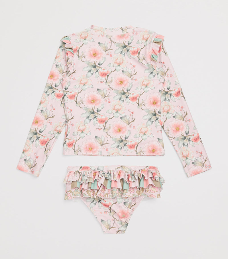 Olga Valentine Floral Print 2-Piece Swimsuit 2-10 Years, imported from the UK