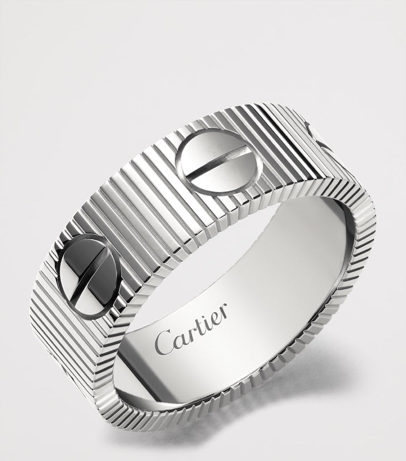 Cartier White Gold LOVE Unlimited Ring - British product
