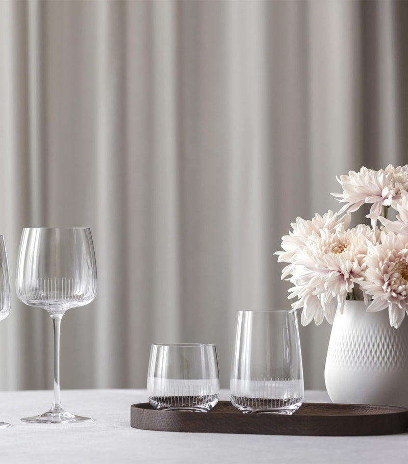Villeroy & Boch Afina crystal water glasses set of 4 200ml (British brand)