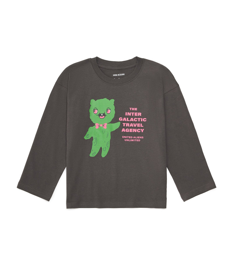 Mini Rodini long sleeve alien T-shirt 3-11 years, imported from the UK