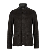 AllSaints Leather Survey Blazer - Distressed Leather Outer