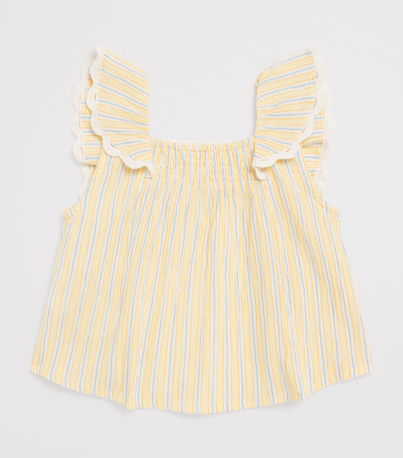 Louise Misha cotton stripe infant blouse 24 months, UK version