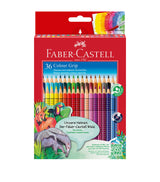 Faber-Castell Colour Grip Colour Pencil Wallet 36 Pencils