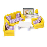 Tidlo Dolls House Living Room Furniture Set GOODS Superdrug