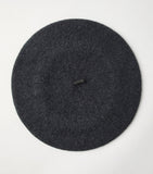 Brunello Cucinelli wool beret with beading and silver-tone hardware - British product