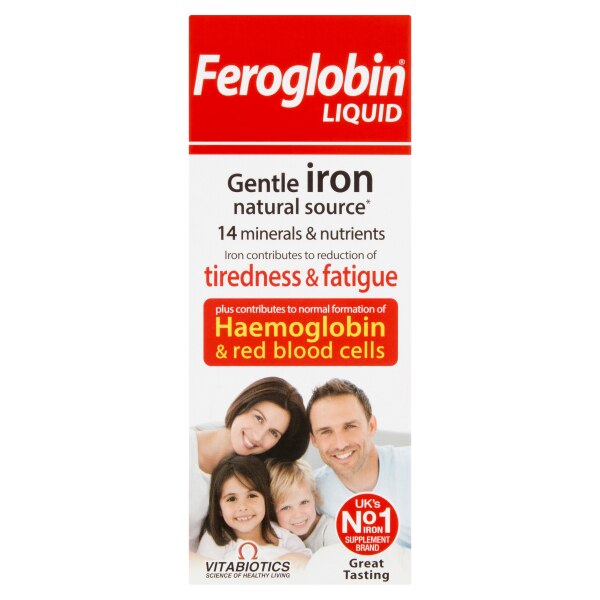Vitabiotics Feroglobin B12 Iron Supplement Liquid 200ml GOODS Superdrug