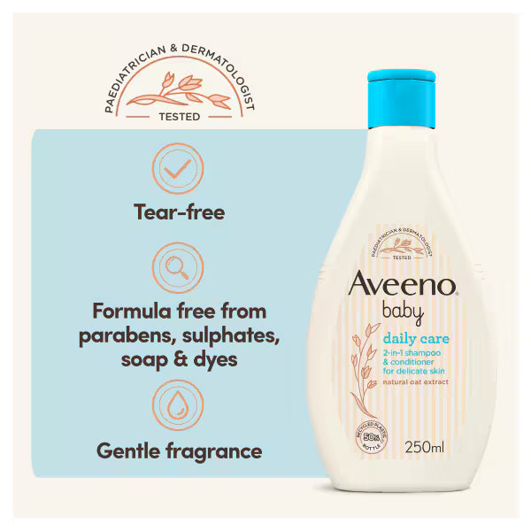 Aveeno Baby Daily Care 2-In-1 Shampoo and Conditioner - British product