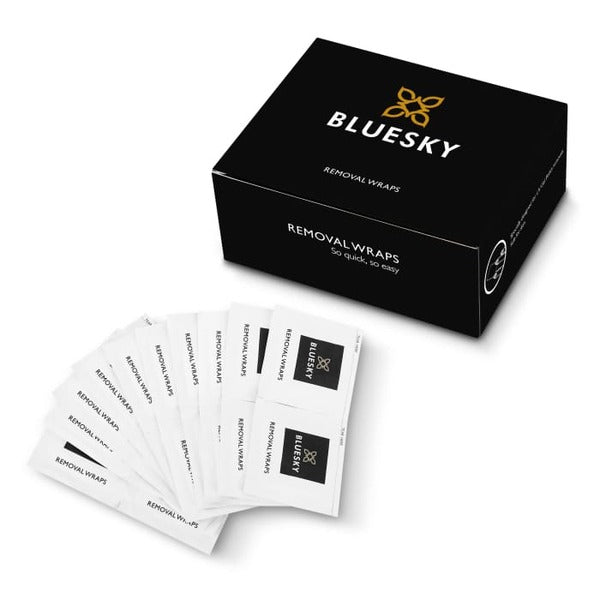 Bluesky Remover Wraps 200 pack for gel polish - British product