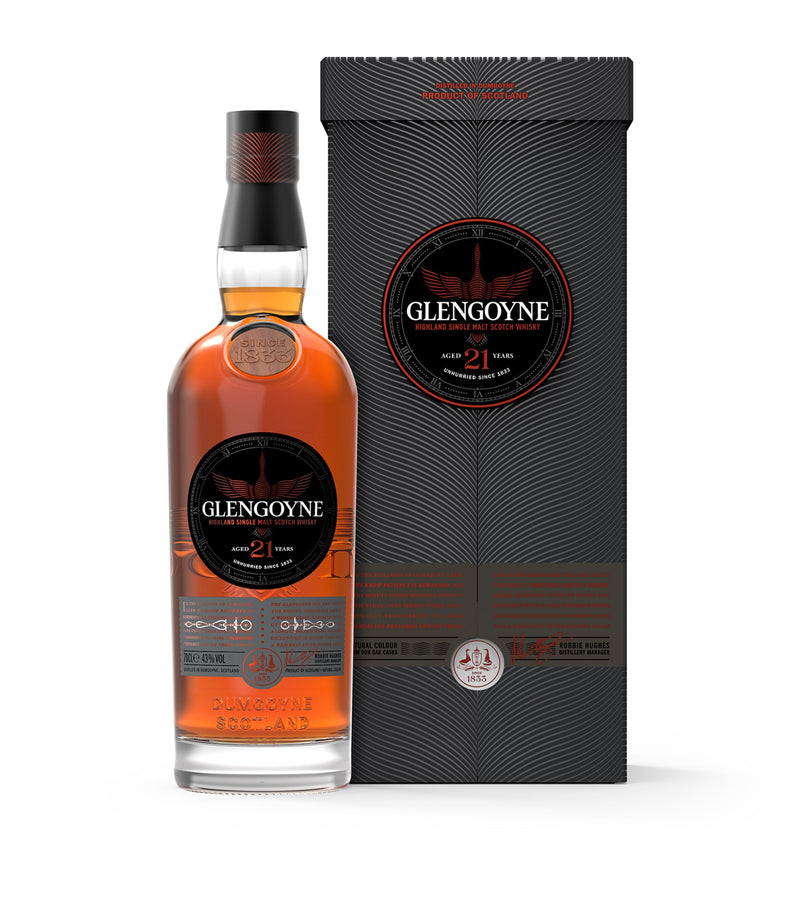 Glengoyne Single Malt Scotch Whisky 21-Year-Old 70cl, UK version