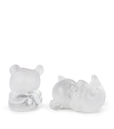 Lalique x Han Meilin Crystal Yuan-Yuan Panda Ornament 12cm