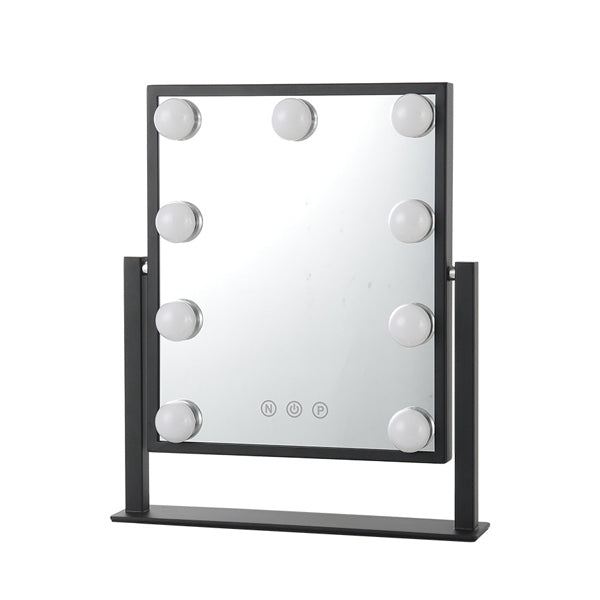 Livingandhome Hollywood Vanity Mirror 9 LED Bulbs, UK version
