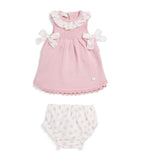 Paz Rodriguez Cotton Knitted Top and Bloomers Set (1-24 Months)