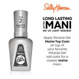 Sally Hansen Miracle Gel Matte Top Coat (British brand)