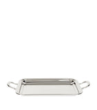 Greggio Silver-Plated Georgian Rectangular Tray with Handles (33.5cm x 20.5cm)