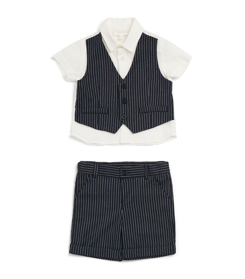 Patachou stripe baby outfit set 6 months-4 years, imported from the UK
