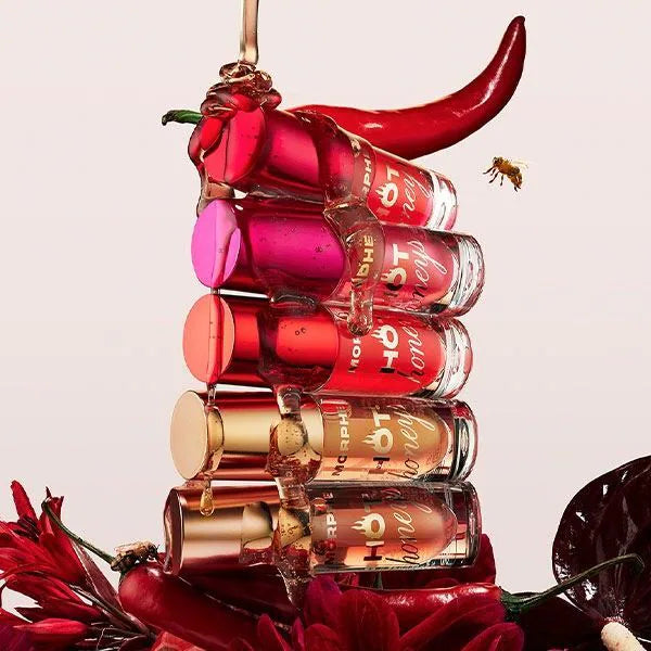 Morphe Hot Honeys Plumping Lip Oil Heat Swarm, imported from the UK