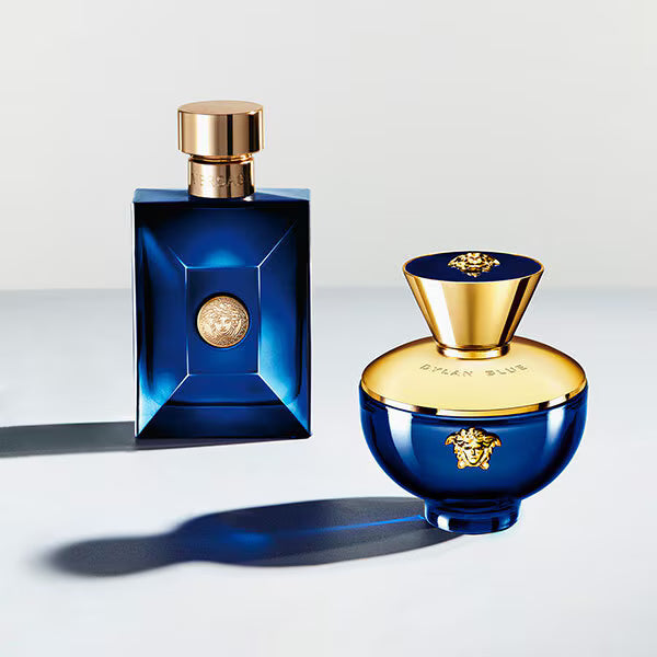 Versace Dylan Blue fragrance bottle 100ml (British brand)