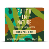 Faith In Nature Shampoo Bar for Dry Hair Coconut & Shea Butter 85g