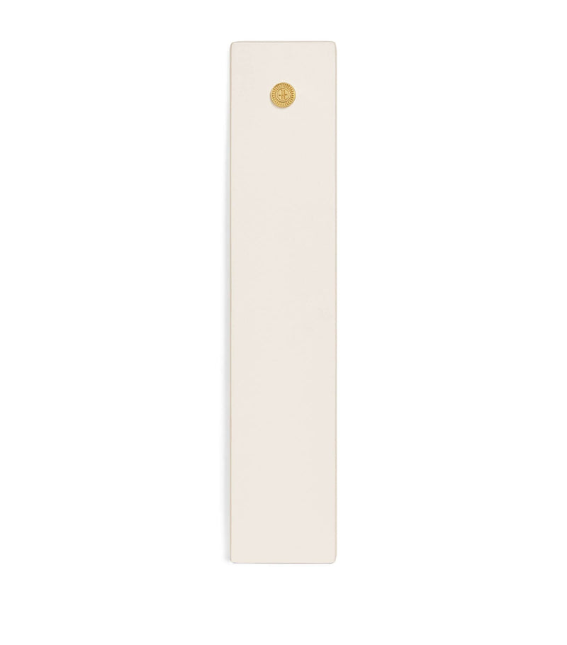 Harrods Leather Embossed-Logo Bookmark