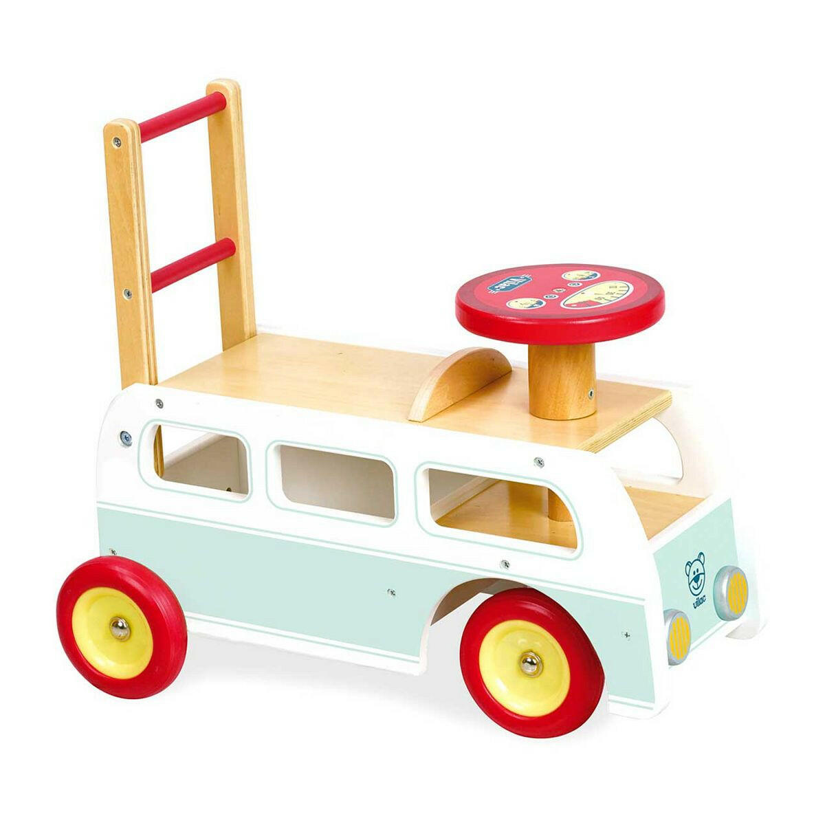 Vilac 2 In 1 Retro Wooden Camper Van GOODS Boots