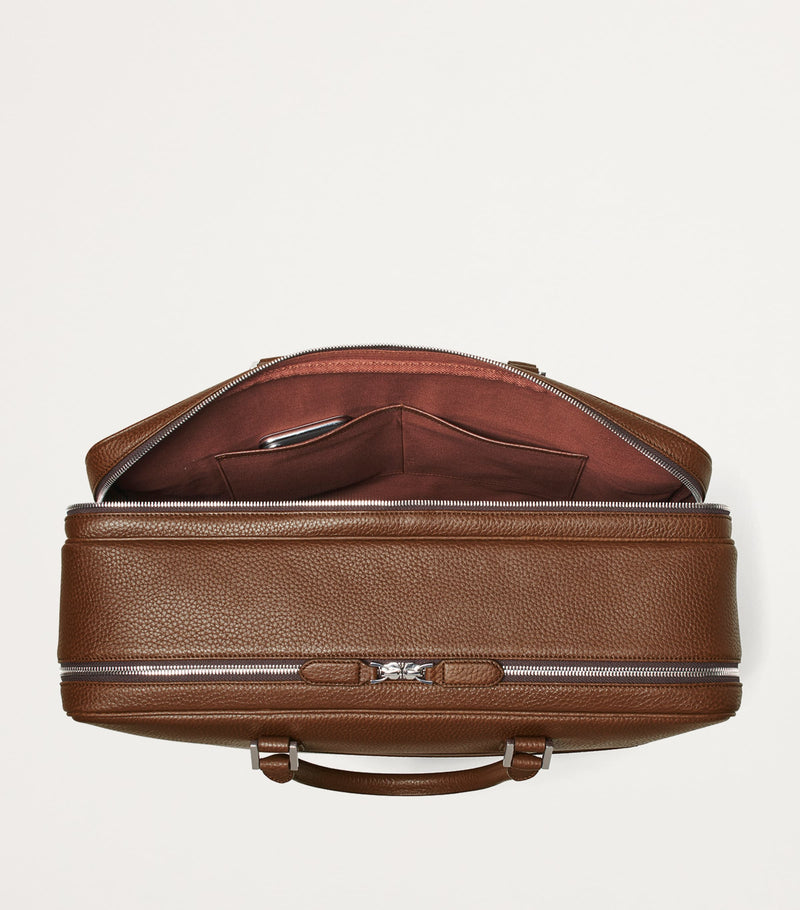 Aspinal Of London Leather 48 Hour Mount Street Travel Bag